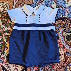 *NEW* Navy and White Jumper 6 Months